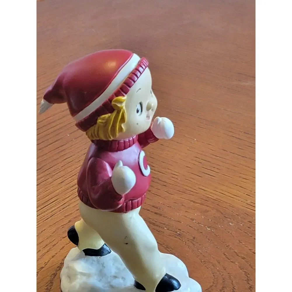 Campbell's Winter Fun Vintage 1997 Danbury Mint Campbell Kids Resin‎ Figurine